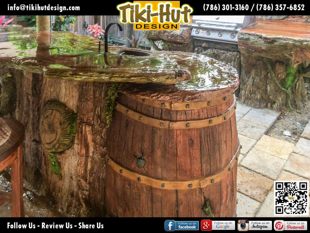 Cement-Counter-Top-and-Wine-Barrel-by-Tiki-Huts-Miami