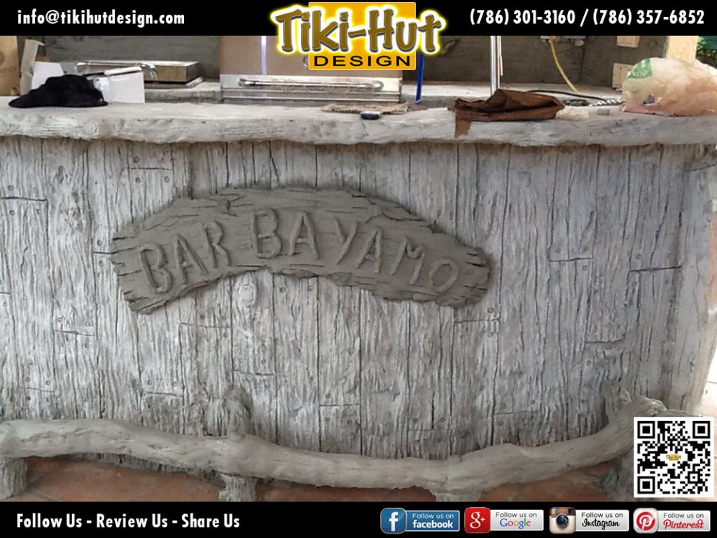 Custom-Cement-Bar-and-Outdoor-Kitchen-under-Construction-by-Tiki-Hut-Design-of-Miami